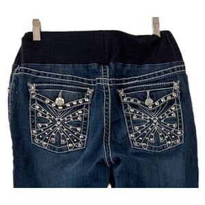 Maternity Embellished Jeans 17” X 31.5”